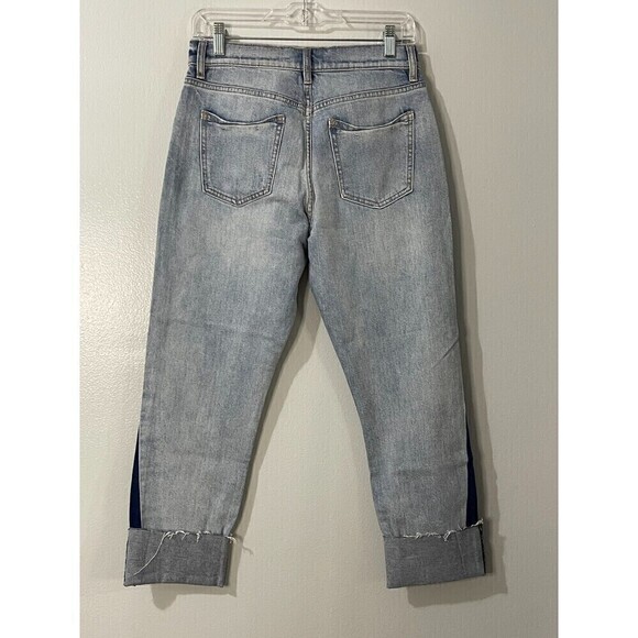 PISTOLA Pick Me Up Jeans Size 27 Blue Distressed Raw Hem High Rise Denim - Picture 7 of 11